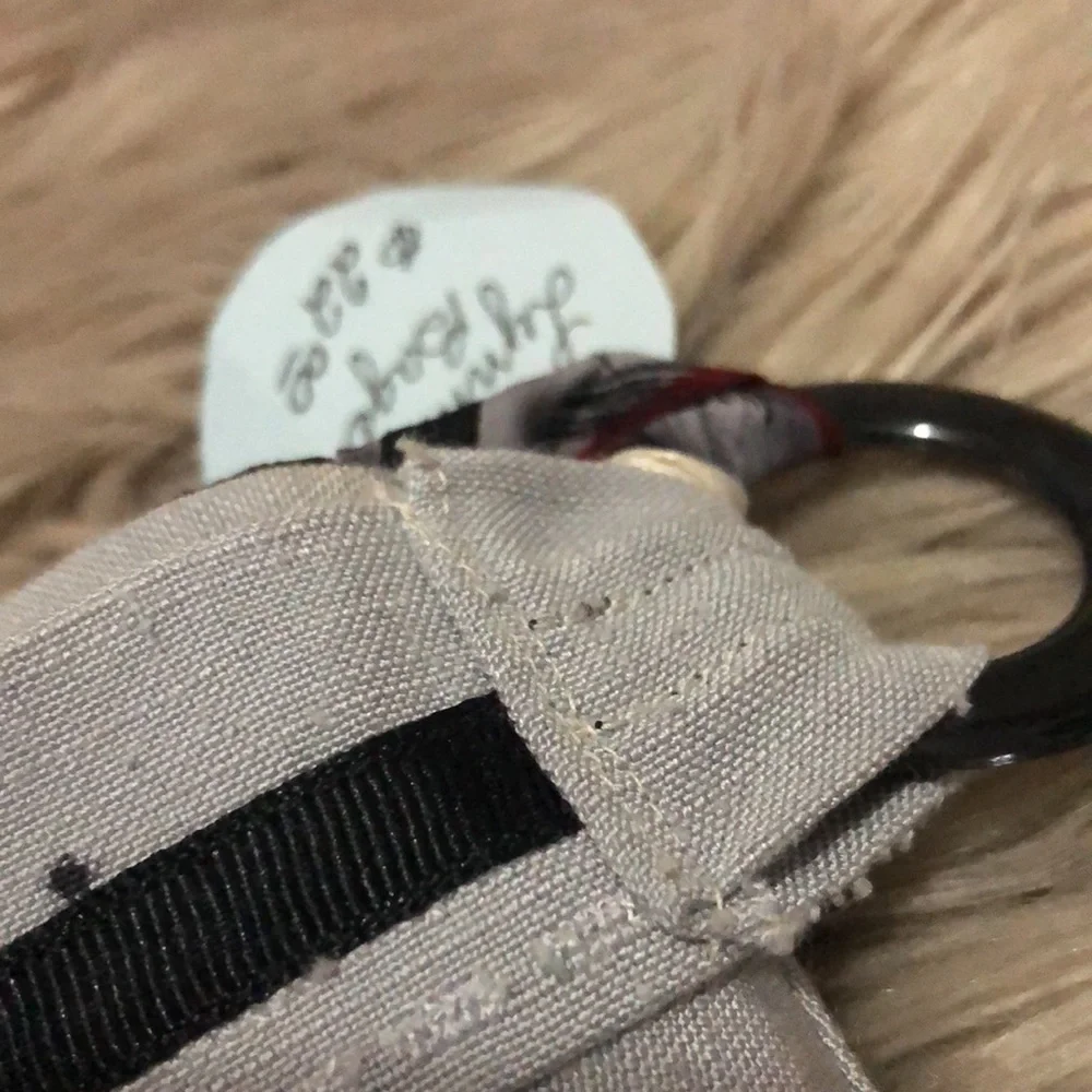 NWT-Handmade Cloth Purse-15x12-Gray-SnapTop Closure-Crossbody Style